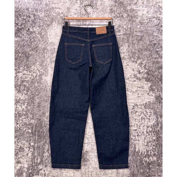 RUTI Jeans 00 Womens Barrel Leg Dark Wash Denim - Picture 2 of 7